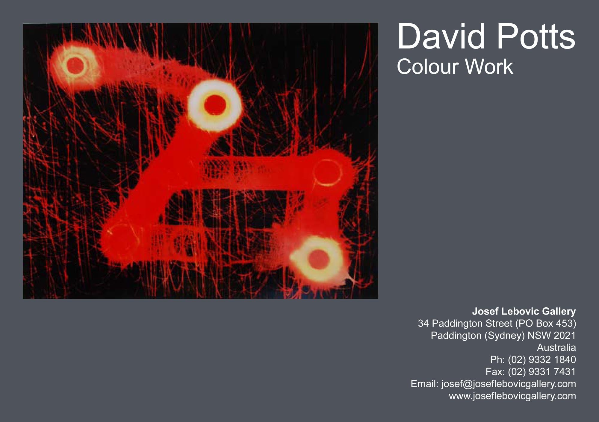 142 - David Potts Colour Work