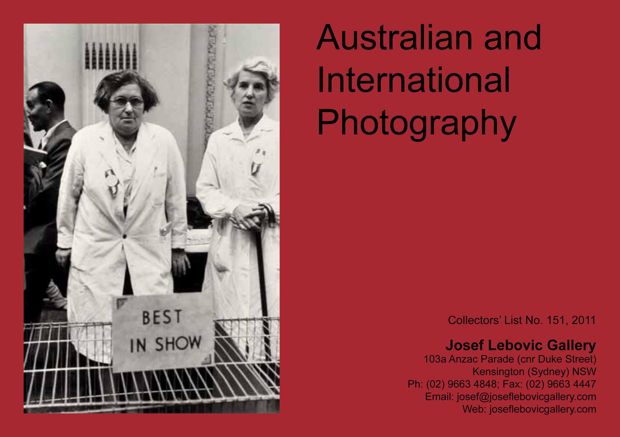 151 - Australian & International Photography
