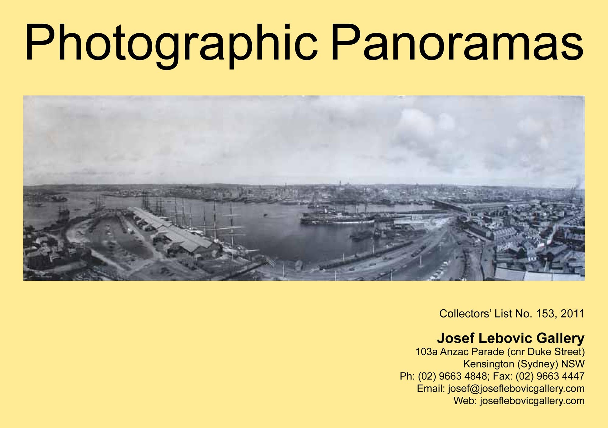 153 - Photographic Panoramas