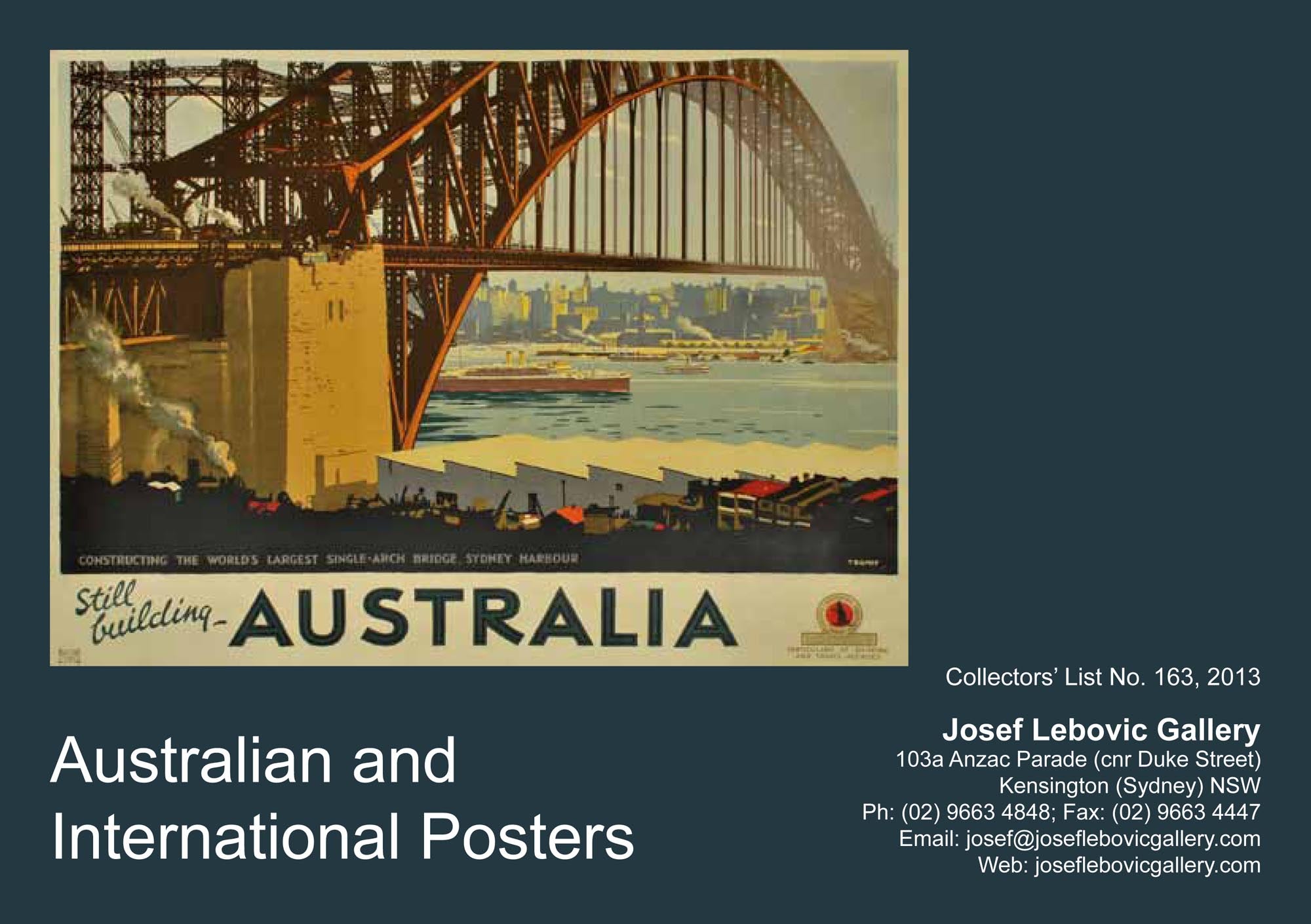163 - Australian & International Posters