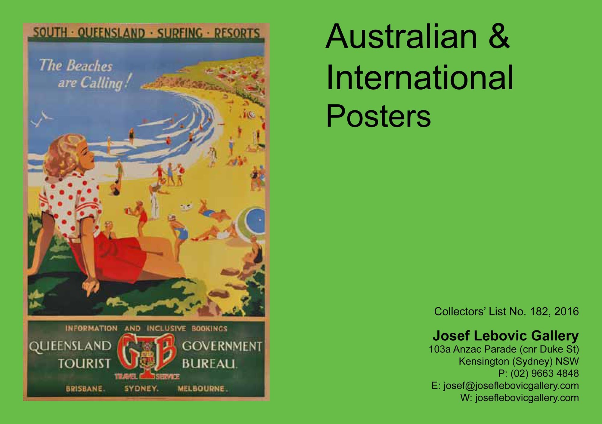 182 - Australian & International Posters