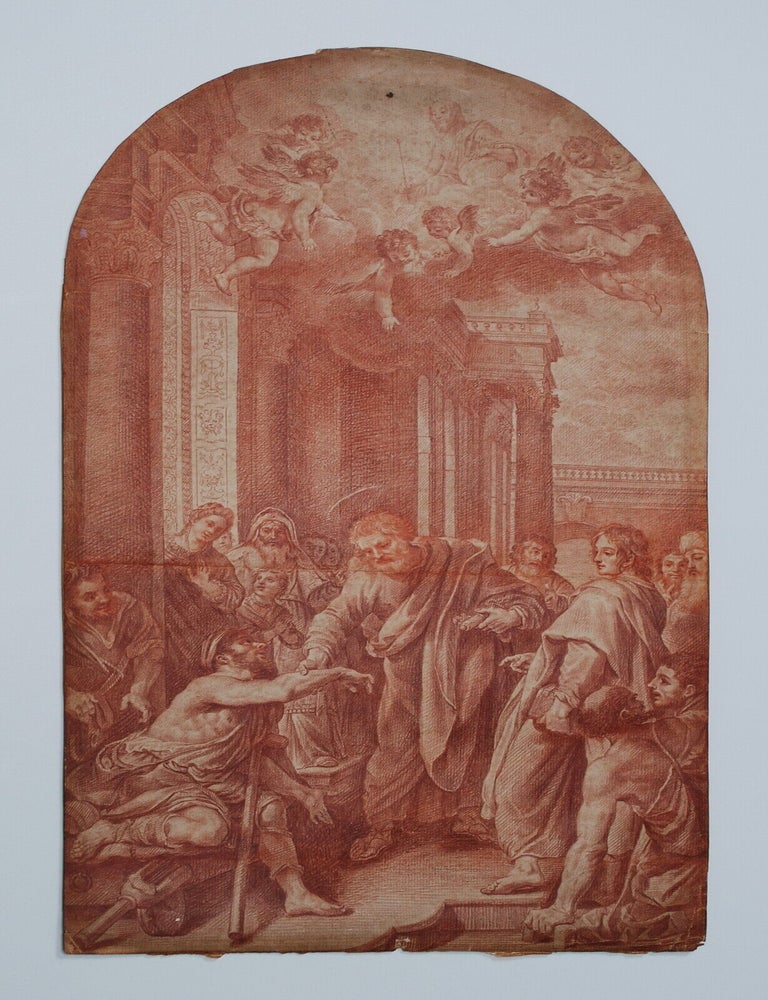 Item #CL140-4 [Religious Study]. Attrib. Carlo Maratta, Italian.