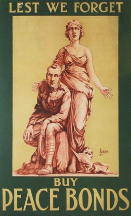 Item #CL152-66 Lest We Forget. Buy Peace Bonds. James Northfield, Aust