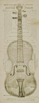 Item #CL157-2 Mason’s Instructions For Fingering The Fretted Violin. A Diagram For The Use...