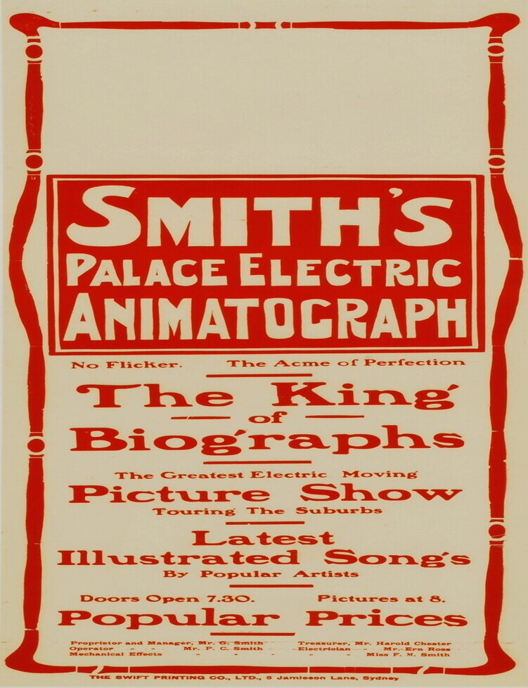 Item #CL157-9 Smith&rsquo;s Palace Electric Animatograph. King Of Biographs [2]