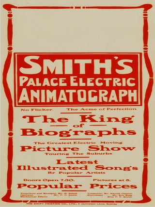 Item #CL157-9 Smith&rsquo;s Palace Electric Animatograph. King Of Biographs [2
