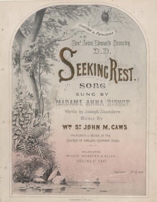 Item #CL161-18 Seeking Rest. William St John M. Caws