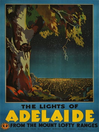 The Lights Of Adelaide From The Mount Lofty Ranges. McClean.