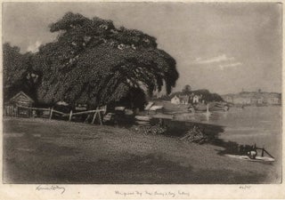 Item #CL166-102 The Great Fig Tree, Berry’s Bay, Sydney. Lionel Lindsay, Aust