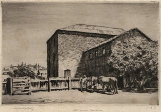 Item #CL166-104 Old Mill, Carcoar. Lionel Lindsay, Aust