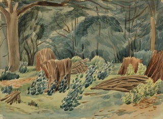 Item #CL166-131 Clearing In The Copse, Hampshire. Hal Missingham, Aust