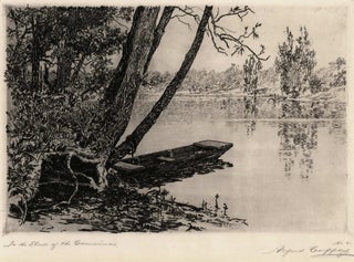 Item #CL166-28 In The Shade Of The Casuarina. Alfred Coffey, Aust