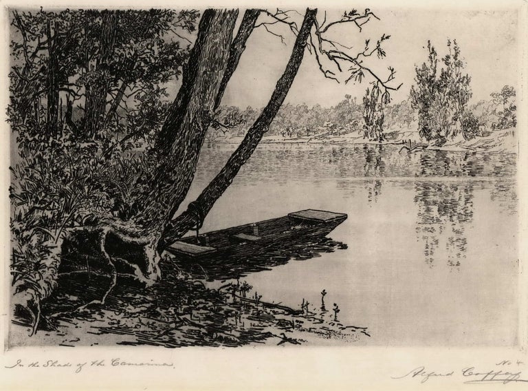 Item #CL166-28 In The Shade Of The Casuarina. Alfred Coffey, Aust.
