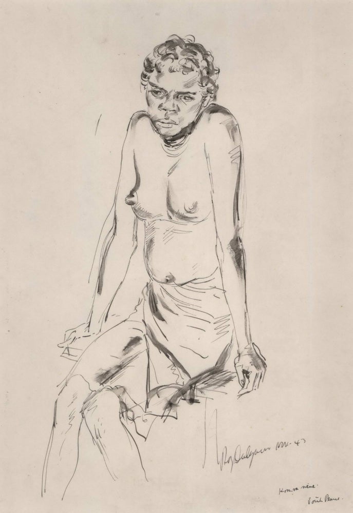 Item #CL166-46 Kon-na Nene [New Guinea Woman]. Roy Dalgarno, Aust.