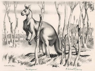 Item #CL166-72 The Kangaroo. Frederick Millward Grey, Aust