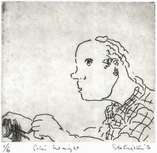 Item #CL166-94 Peter Wright [Artist]. Peter Kingston, b.1943 Aust