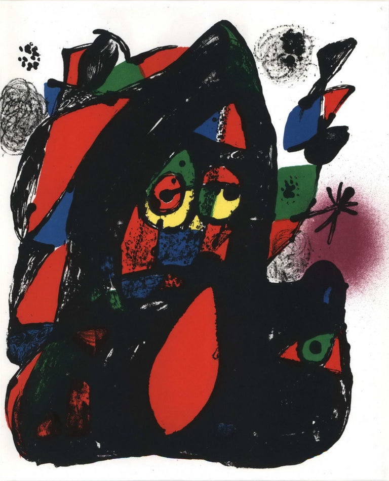 Item #CL168-102 Cover For “Joan Miro, Lithographs IV 1969-1972”. Joan Miró, Spanish.