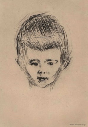 Item #CL168-106 Andreas Schwarz. Edvard Munch, Norwegian