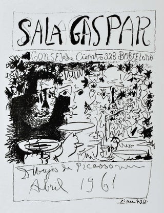 Item #CL168-115 Sala Gaspar. Drawings By Picasso [Three Drinkers]. Pablo Picasso, Spanish