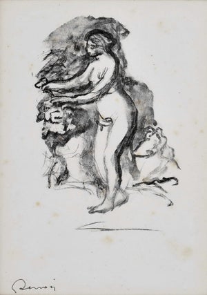 Item #CL168-119 Femme Au Cep De Vigne (Woman With Grapevine). Pierre Auguste Renoir, French