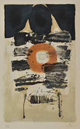 Item #CL168-137 [Abstract Composition With Circle]. Kumi Sugai, Japanese