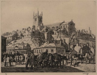 Item #CL168-140 Cattle Fair, Maedesfield. Charles Frederick Tunnicliffe, British