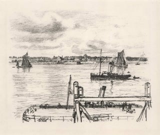 Item #CL168-153 [Harbour Scene]. Thomas R. Way, Brit