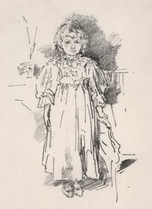 Item #CL168-156 Little Evelyn. James McNeill Whistler, Amer./Brit