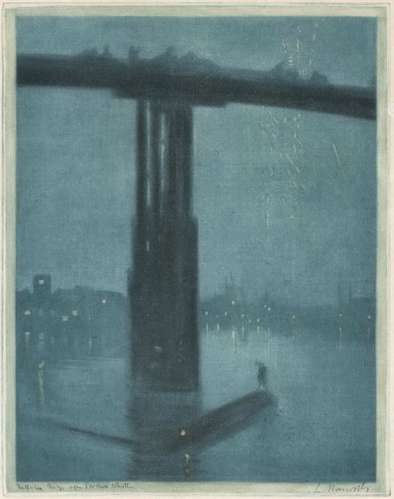 Item #CL168-157 Battersea Bridge. After James McNeill Whistler, Amer./Brit.