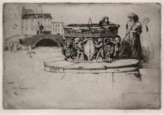 Item #CL168-28 A Venetian Fountain. David Young Cameron, British