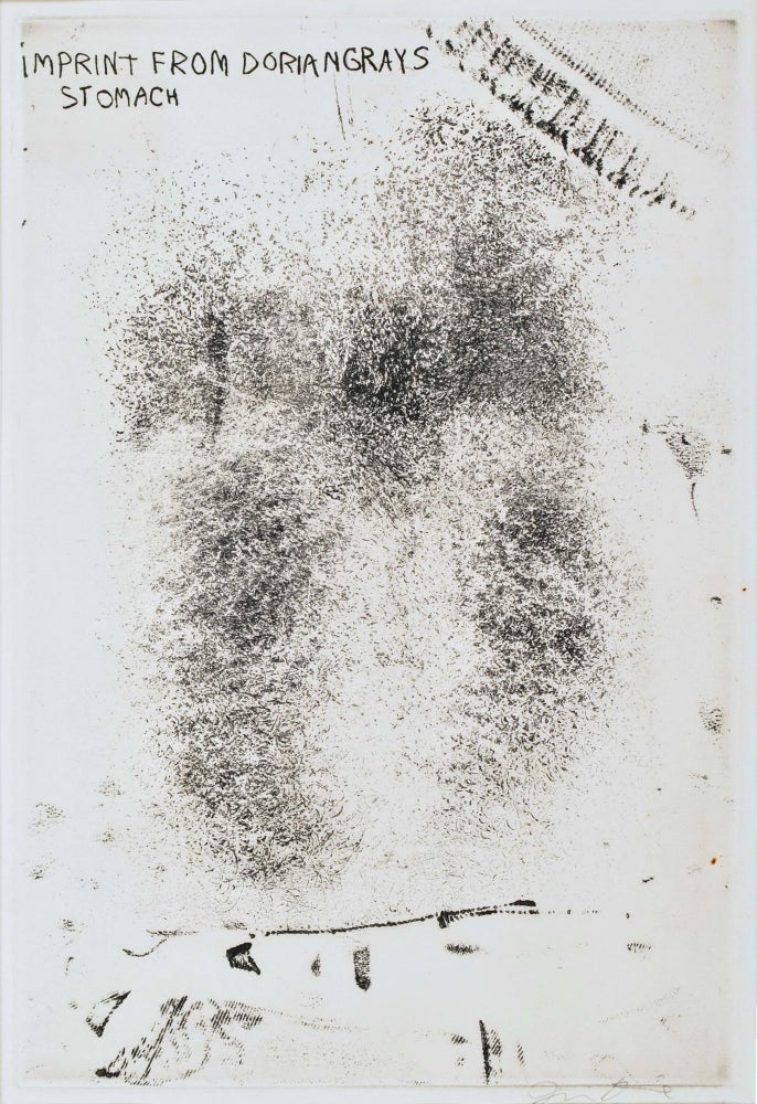 Item #CL168-43 Imprint From Dorian Gray’s Stomach. Jim Dine, b.1935 American.