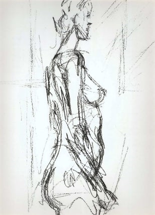 Item #CL168-57 Nude [Profile]. Alberto Giacometti, Swiss