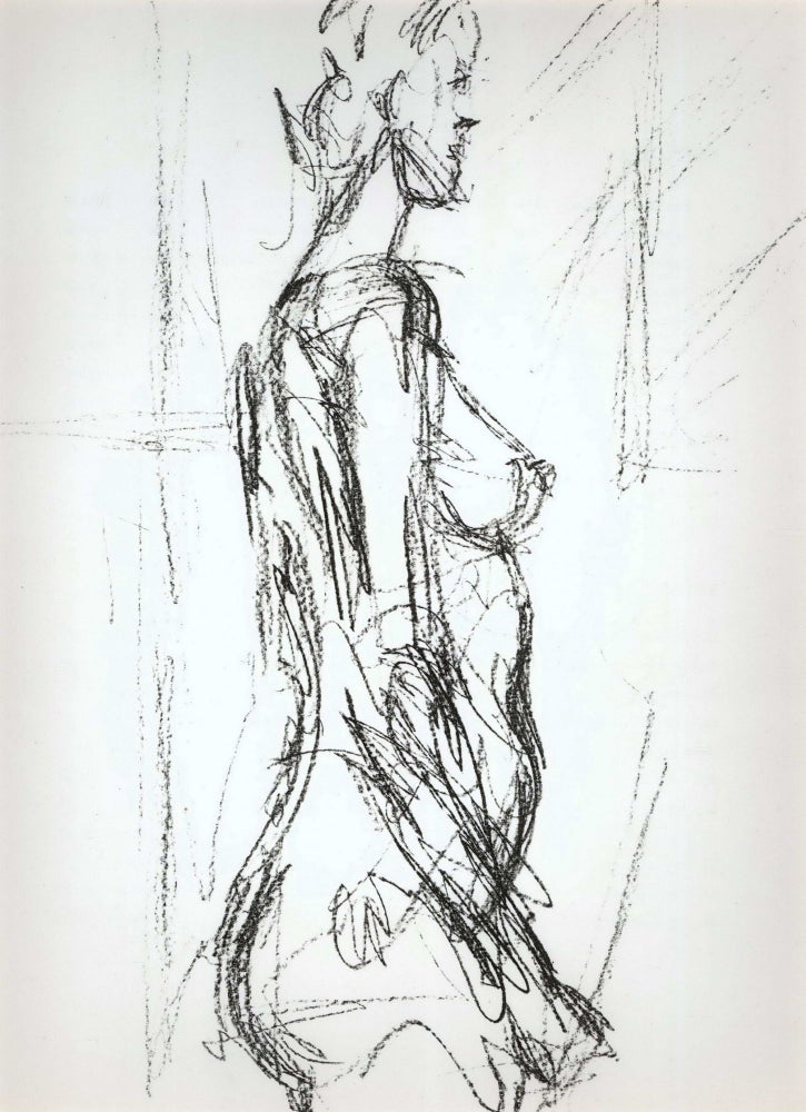 Item #CL168-57 Nude [Profile]. Alberto Giacometti, Swiss.