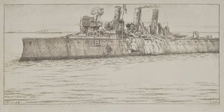 Item #CL168-97 HMS “Vindictive” Lying In Dover Harbour The Morning After The Attack On...