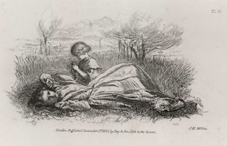 Item #CL168-98 [Two Girls In Meadow]. John Everett Millais, Brit