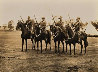 Item #CL169-100 [Four Australian Light Horsemen]. Hall, Co, active 1904-c1930s Aust