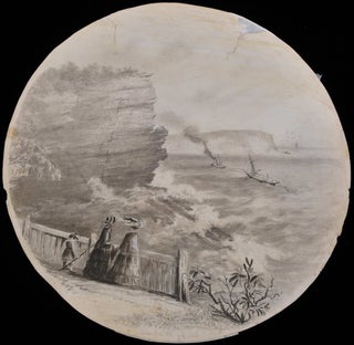 Item #CL169-15 View From The Gap, South Head [NSW]. Edward Turner, Brit./Aust