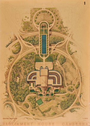 Item #CL169-154 Proposed Design For Parliament House (Canberra) Competition