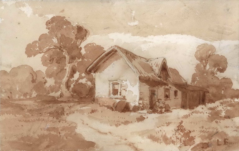 Item #CL169-31 [House In The Country]. Louis Buvelot, Swiss/Aust.