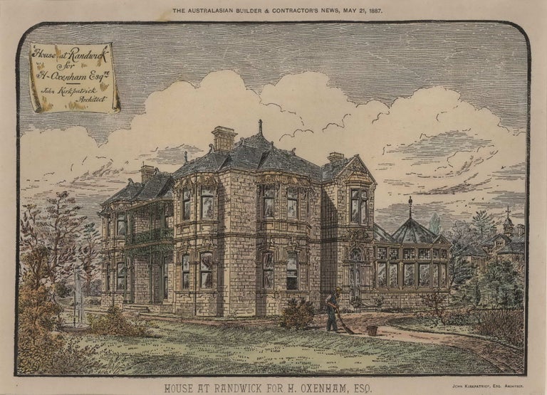 Item #CL169-48 House At Randwick [Normanhurst] For H. Oxenham, Esq.