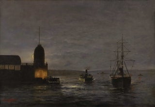 Item #CL169-50 [Sydney Harbour By Night]. Louis Jacobsen