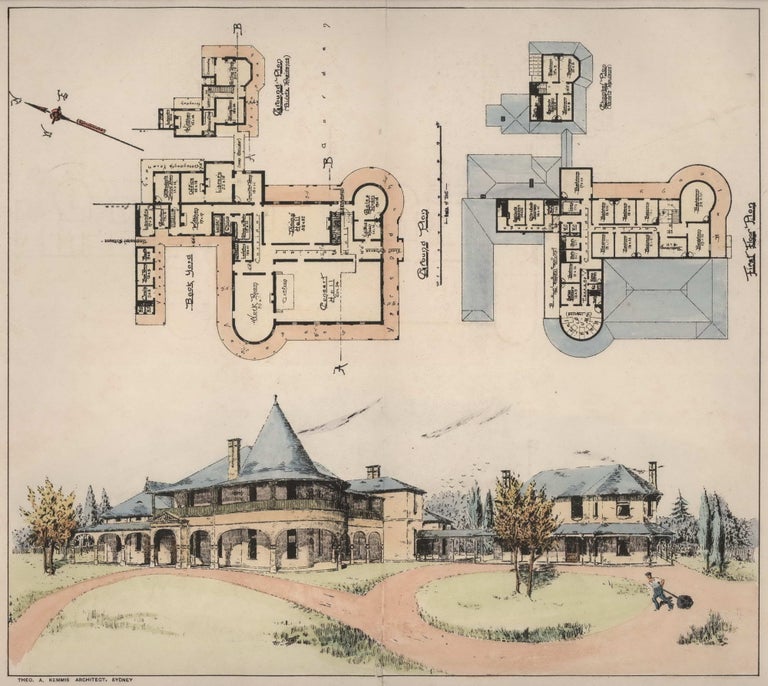 Item #CL169-67 Competitive Design For The Industrial Home For Blind Women, Homebush, NSW