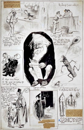Item #CL169-71 [Henry Parkes, April Fool’s Day Cartoons]. Livingston Hopkins, Amer./Aust