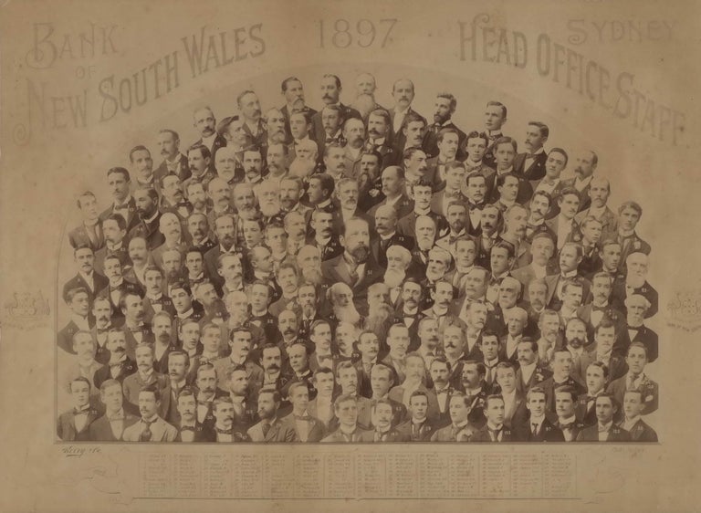 Item #CL169-76 Bank Of New South Wales, Sydney Head Office Staff. Kerry, Co, active Aust.