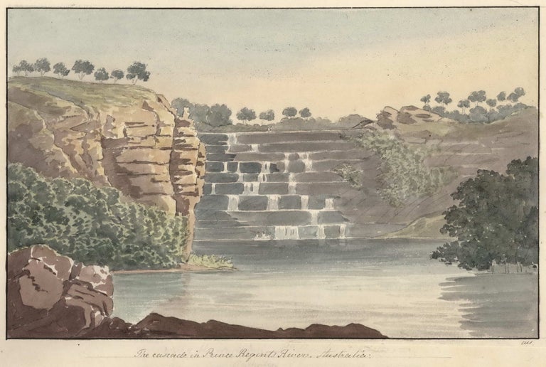 Item #CL169-8 The Cascade In Prince Regent River, Australia [The Kimberley, WA]. Charles Hamilton Smith After Phillip Parker King, Brit., Aust.