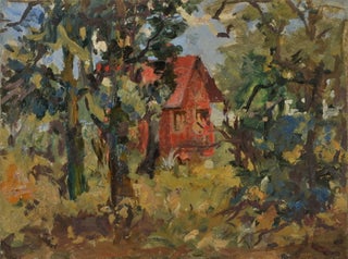 Item #CL170-49 The Red House. Miles Evergood, Australian