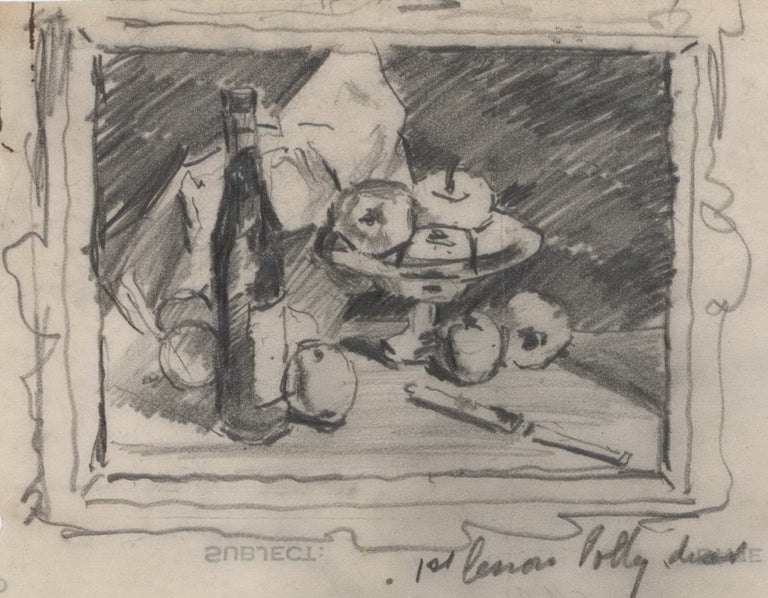 Item #CL170-5 Polly’s First Lesson In Still Life. Miles Evergood, Australian.
