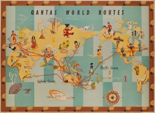 Item #CL171-100 Qantas World Routes