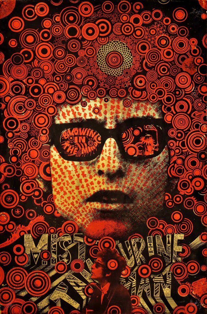 Item #CL171-132 Blowing In The Mind. Mister Tambourine Man [Bob Dylan]. Martin Sharp, Aust.