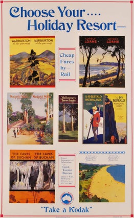 Item #CL171-23 Choose Your Holiday Resort, Cheap Fares By Rail. Percy Trompf James...
